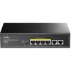 Switch CUDY FS1006P Fast Ethernet, 6 portów, Funkcja PoE