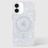 Etui CASE-MATE Twinkle MagSafe do Apple iPhone 16 Plus Srebrny
