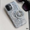 Etui CASE-MATE Twinkle MagSafe do Apple iPhone 16 Plus Srebrny
