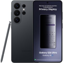 Smartfon SAMSUNG Galaxy S26 Ultra 5G 12/256GB 6.9" 120Hz Czarny SM-S948 EU (wyłączone z promocji Cashback i dodatkowy rabat w usłudze odkup) 