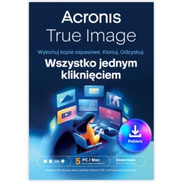 Kod aktywacyjny ACRONIS True Image Essentials 2025 5 URZĄDZEŃ 1 ROK 
