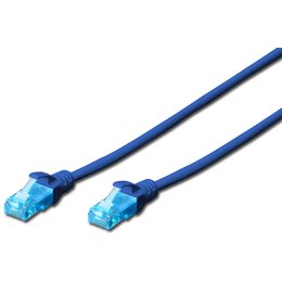 Kabel RJ-45 - RJ-45 DIGITUS 1.5 m Niebieski 