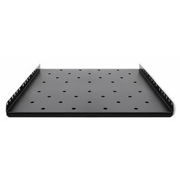 Półka QOLTEC 54473 19" 1U Czarny 