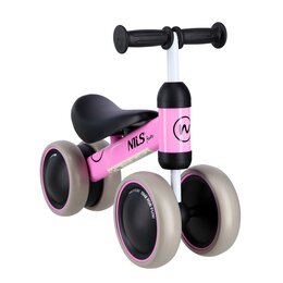 Rowerek biegowy NILS FUN RB002 Różowy 