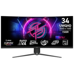 Monitor MSI MPG 346CQRF X24 34" 3440x1440px 240Hz 0.5 ms [GTG] Curved 