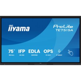 Monitor IIYAMA ProLite TE7515A-B1AG 75" 3840x2160px 