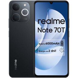 Smartfon REALME Note 70T 4/256GB 6.74” 90Hz Czarny 