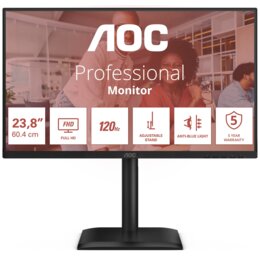Monitor AOC 24E4CV 23.8" 1920x1080px IPS 120Hz 4 ms [GTG] 