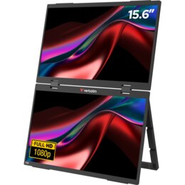 Monitor VERBATIM Dual Monitor Essentials 15.6" 1920x1080px IPS 