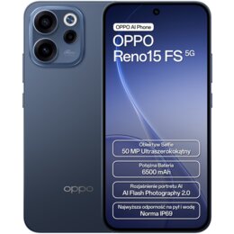 Smartfon OPPO Reno 15 FS 5G 8/512GB 6.57" 120Hz Granatowy 