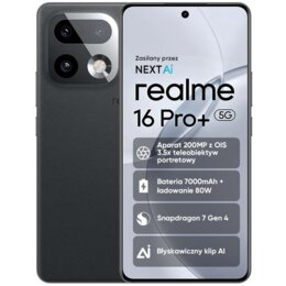 Smartfon REALME 16 Pro+ 5G 12/512GB 6.8" 144Hz Szary 