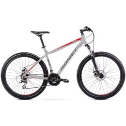 Rower górski MTB ROMET Rambler R7.1 U17 27.5 cala Srebrno-czerwono-grafitowy 