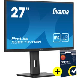 Monitor IIYAMA ProLite XUB2797HSN-B2 27" 1920x1080px IPS 100Hz 1 ms [MPRT] + Norton Small Business 
