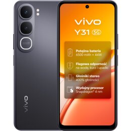 Smartfon VIVO Y31 5G 6/256GB 6.68" 120Hz Czarny 