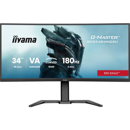 Monitor IIYAMA G-Master GCB3484WQSU-B2 34" 3440 x 1440 200Hz 0.6 [MPRT] Curved