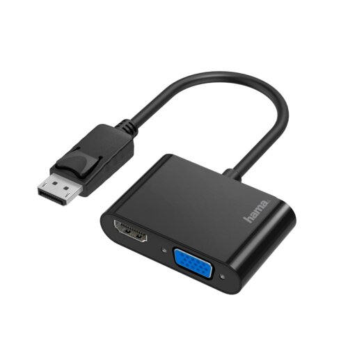 Adapter DisplayPort - HDMI/VGA HAMA 0,08 m