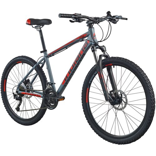Rower górski MTB INDIANA X-Pulser 3.6 M21 26 cali męski Grafitowo-czerwony 2022