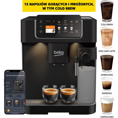 Ekspres BEKO CaffeExperto CEG7348B Kawa mrożona Czarny – sklep