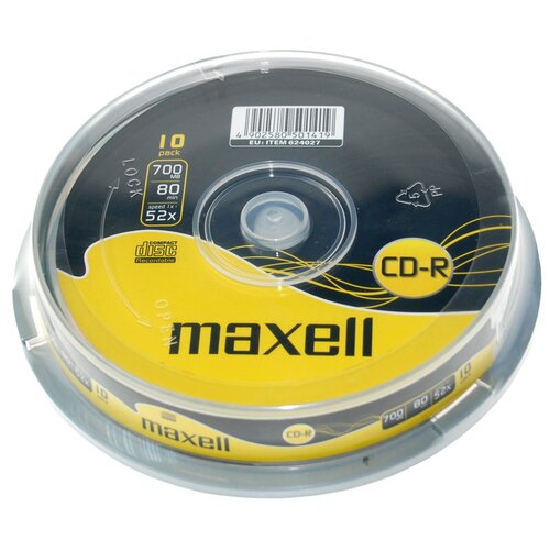 Płyta MAXELL CD-R, 700 MB, 52x (10 szt.)